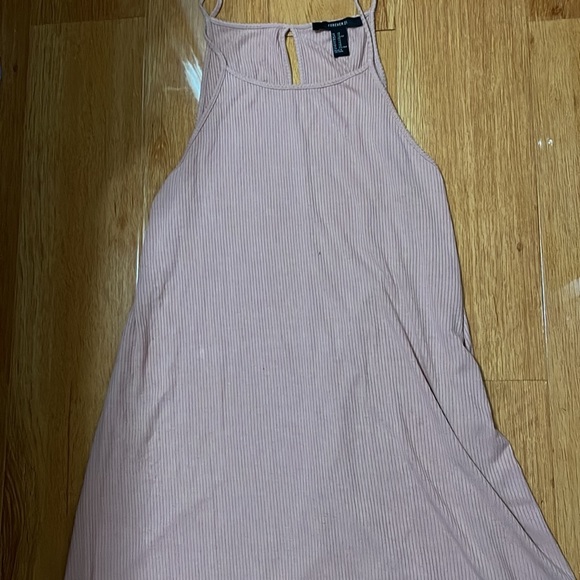 BUNDLE DEAL - Two Forever 21 Jersey Knit Mini Dresses (Pink and Hunter Green) - Picture 13 of 15